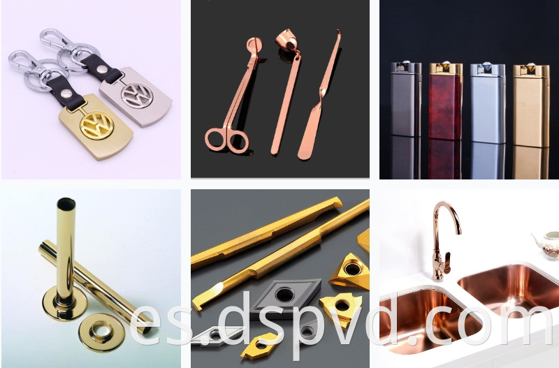 Stainless Metal Parts Steel Titanium Pvd Deposit Machine